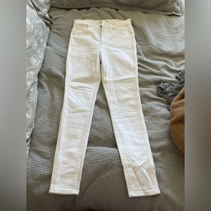 Madewell White Jeans
